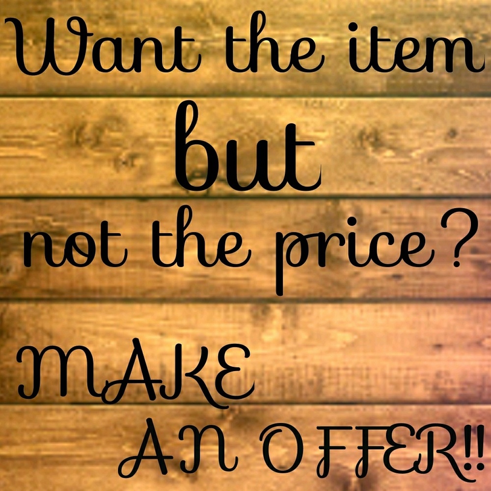 Reasonable Offer Chart Included!!!